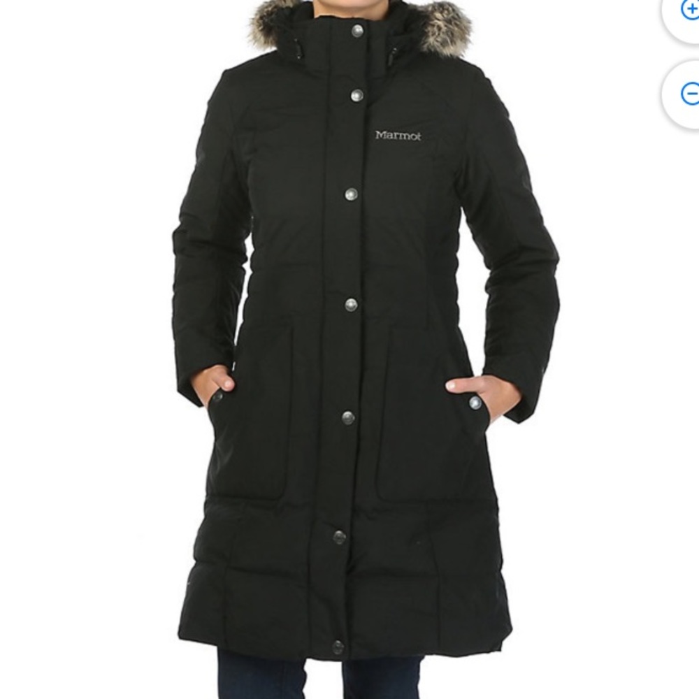 Marmot Clarehall Down Parka Small Black